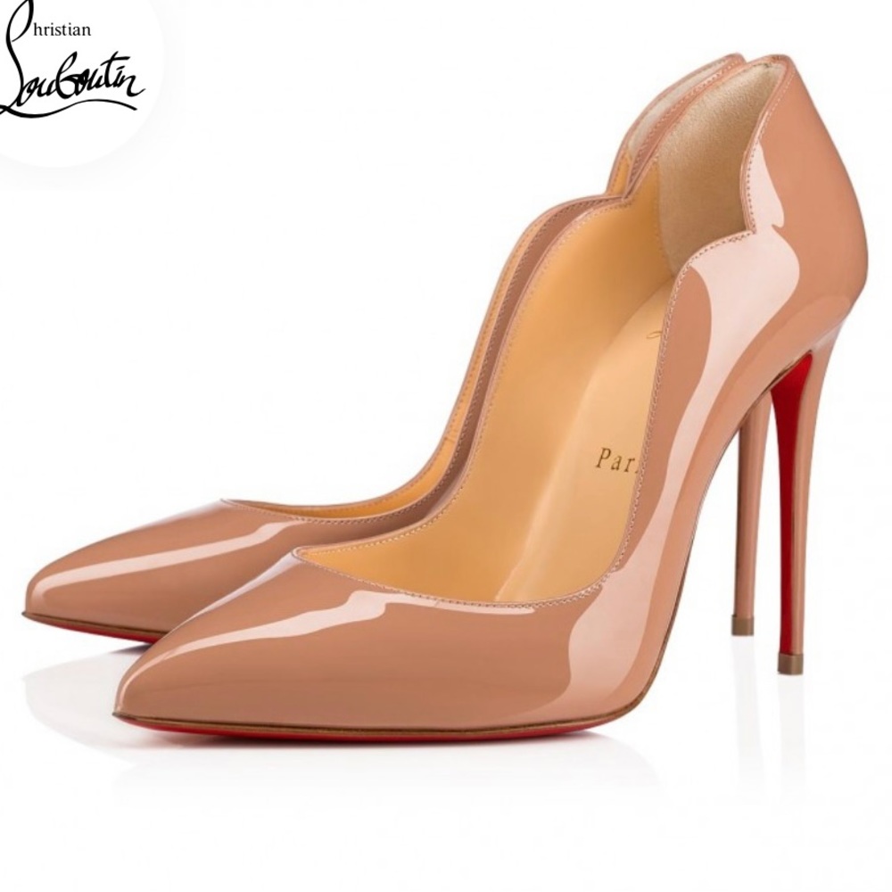 Louboutin “Hot Chick” heel, size 38.5 worn ONLY ONCE